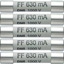 testo 0590 0006 Sada 5 ks náhradních pojistek pro multimetry, 630 mA/1000 v, 0590 0006, pojistka, 1 ks