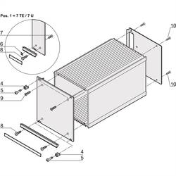nVent SCHROFF 21100105 19 palec montážní materiál