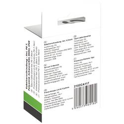 Quadrios 2102CA117 souprava kabelových průchodek vodotěsná PG7 PA66 černá 1 sada