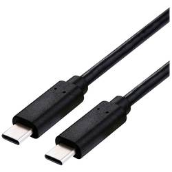 Roline USB kabel USB 4.0 USB-C ® zástrčka, USB-C ® zástrčka 1.00 m černá stíněný 11.02.9082