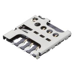 Molex Slot pro SIM kartu 6, rozteč 2.54 mm, 787270001, 1200 ks Tape on Full reel