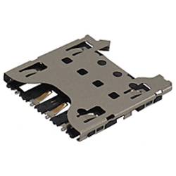 Molex Slot pro SIM kartu 6, rozteč 2.54 mm, 787231001, 1200 ks Tape on Full reel