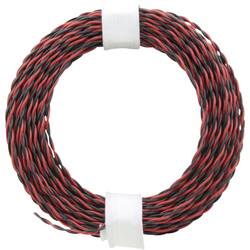 Donau Elektronik 210-10 lanko/ licna 2 x 0.04 mm² + 2 x 0.04 mm² červená/černá 10 m