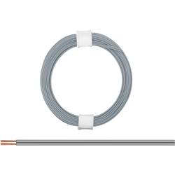 Donau Elektronik 114-99 lanko/ licna 2 x 0.08 mm² šedá 5 m