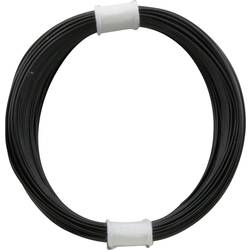 Donau Elektronik 110-1 lanko/ licna, 1 x 0.04 mm², černá, 10 m