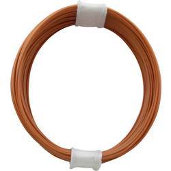 Donau Elektronik 110-7 lanko/ licna, 1 x 0.04 mm², oranžová, 10 m