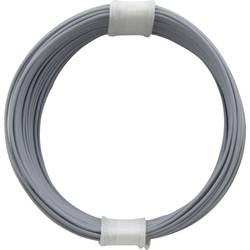 Donau Elektronik 110-9 lanko/ licna, 1 x 0.04 mm², šedá, 10 m
