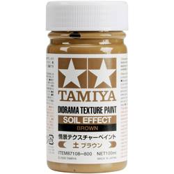 Tamiya 87108 barva s texturou pro modelovou železnici hnědá 100 ml