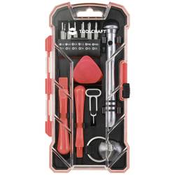 TOOLCRAFT TO-7746381 servisní opravná sada pro smartphony, sada bitů Ve skladovacím boxu 18dílná