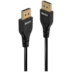 LINDY 36460 DisplayPort AV kabel [1x zástrčka DisplayPort - 1x zástrčka DisplayPort] 0.5 m černá