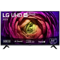 LG Electronics 4K Smart UHD TV 55UR73006LA LCD TV 139.7 cm 55 palec Energetická třída (EEK2021) G (A - G) UHD, Smart TV, WLAN, CI+ černá