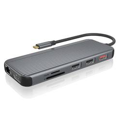 ICY BOX dokovací stanice pro notebook IB-DK4060-CPD, 1 zu 12 USB Type-C® Notebook DockingSt. Vhodné pro značky (dokovací stanice pro notebook): univerzální