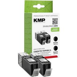 KMP Ink náhradní Canon PGI-550BK XL kompatibilní Dual černá C89D 1518,0021