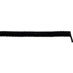 LAPP 73220258 spirálový kabel UNITRONIC® SPIRAL 1200 mm / 1600 mm 5 x 0.25 mm² + 5 x 0.25 mm² černá 1 ks