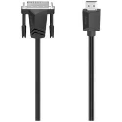 Hama DVI kabelový adaptér DVI-D 24+1pol. Zástrčka, Zástrčka HDMI-A 3 m černá 00200716 DVI kabel