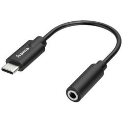 Hama USB 2.0 adaptér [1x USB-C® zástrčka - 1x jack zásuvka 3,5 mm]