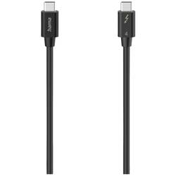 Hama Thunderbolt kabel Thunderbolt ™ (USB-C ®) zástrčka, Thunderbolt ™ (USB-C ®) zástrčka 0.8 m černá 00200659 dvoužilový stíněný, Ultra HD (8K) Thunderbolt™
