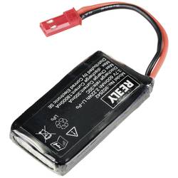 Reely RE-7868136 akupack Li-Pol (modelářství), 3.7 V, 600 mAh, články 1, 30 C, Softcase, zásuvka BEC