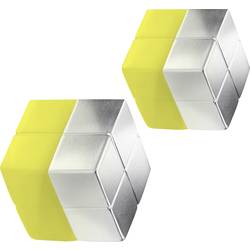 Sigel neodymový magnet C10 Extra-Strong (š x v x h) 20 x 10 x 20 mm krychle stříbrná 2 ks BA704