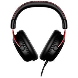 HyperX Cloud II Red Gaming Sluchátka Over Ear kabelová stereo černá/červená