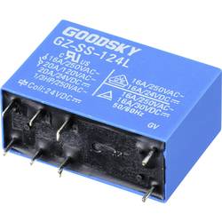GoodSky GZ-SS-124L, GZ-SS-124L relé do DPS, monostabilní, 1 cívka, 110 V/DC, 20 A, 1 ks