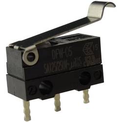 Zippy DFW-05S-B02P0E-Z mikrospínač DFW-05S-B02P0E-Z 250 V/AC 5 A 1x zap/(zap) IP67 bez aretace 1 ks