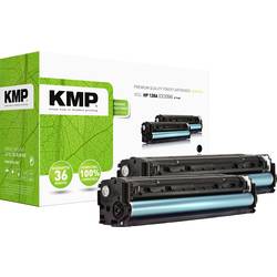 KMP H-T144D kazeta s tonerem Dual náhradní HP 128A, CE320A černá 2000 Seiten kompatibilní sada 2 ks. toneru