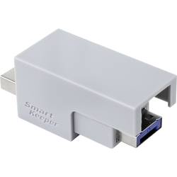 Renkforce USB zámek kabelu RF-4695232 stříbrná, modrá zámek s klíčem bez klíče RF-4695232