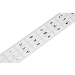 WAGO 210-808 etikety pro potisk termotiskárnou 25 x 9.5 mm Barva aktivního pole: bílá počet štítků: 1500