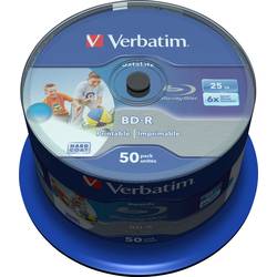 Verbatim 43812 Blu-ray BD-R SL 25 GB 50 ks vřeteno s potiskem