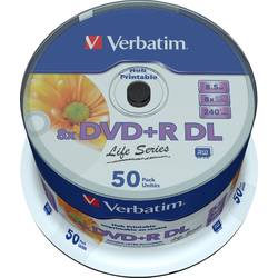 Verbatim 97693 DVD+R DL 8.5 GB 50 ks vřeteno s potiskem