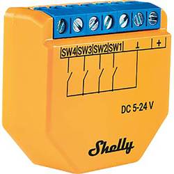 Shelly Plus i4 DC modul scénářů Wi-Fi, Bluetooth