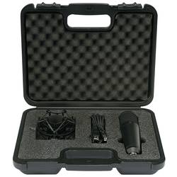 USB studiový mikrofon Renkforce CU-4 Druh přenosu:kabelový vč. kabelu, vč. kufříku, vč. pavouka