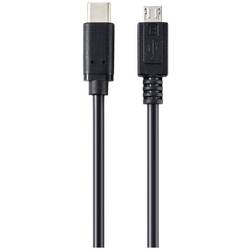 Renkforce USB kabel USB 2.0 USB-C ® zástrčka, USB Micro-B zástrčka 1.80 m černá kompletní stínění RF-5720396