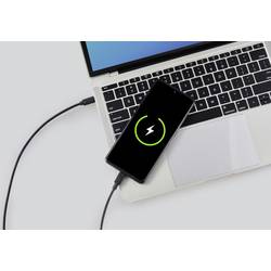 Renkforce USB kabel USB 2.0 USB-C ® zástrčka, USB Micro-B zástrčka 1.80 m černá kompletní stínění RF-5720396