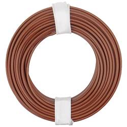 Donau Elektronik 150-018 lanko/ licna, 1 x 0.50 mm², hnědá, 10 m