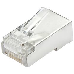 LINDY Zástrčka RJ45 STP Cat.5e 62406 zástrčka, rovná Počet pólů 8 transparentní 10 ks