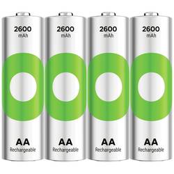 GP Batteries ReCyko akumulátor AA, Ni-MH, 2600 mAh, 1.2 V, 4 ks