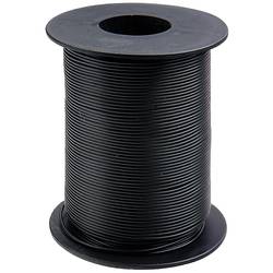 Donau Elektronik 125-S25-1 lanko/ licna, 1 x 0.25 mm², černá, 25 m