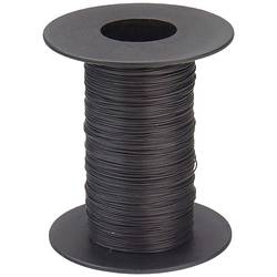 Donau Elektronik 110-1-100 lanko/ licna, 1 x 0.04 mm², černá, 100 m