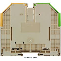 W-Series, PE terminal, Rated cross-section: 95 mm², Screw connection, Direct mounting WPE 95N/120N 1846030000 Weidmüller 5 ks