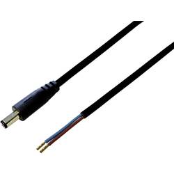 BKL Electronic 072056 nízkonapěťový připojovací kabel nízkonapěťová zástrčka - kabel s otevřenými konci 5.5 mm 2.1 mm 2.00 m 1 ks