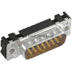 Harting 09653617712 D-SUB kolíková lišta 180 ° Pólů: 25 pájené 1 ks