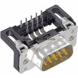 Harting 09651626812 D-SUB kolíková lišta 90 ° Pólů: 9 pájené 1 ks