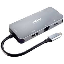 Roline USB-C® dokovací stanice Vhodné pro značky (dokovací stanice pro notebook): univerzální napájení USB-C®