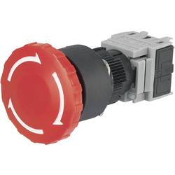 TRU COMPONENTS LAS1-BY-11TSA nouzový vypínač 250 V/AC 3 A 1 rozpínací kontakt, 1 spínací kontakt IP40 1 ks