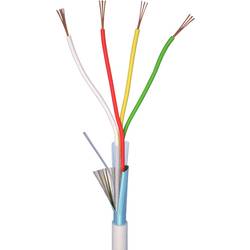 ELAN 70I138 alarmový kabel LiYY 4 x 0.22 mm² bílá 10 m