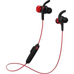 1more E1018 iBFree Sport sportovní špuntová sluchátka Bluetooth® červená headset, regulace hlasitosti, odolné vůči potu, voděodolná