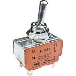 NKK Switches S6A páčkový spínač 125 V/AC 20 A 2x zap/zap s aretací 1 ks