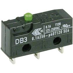 ZF DB3C-A1AA mikrospínač DB3C-A1AA 250 V/AC 0.1 A 1x zap/(zap) bez aretace 1 ks